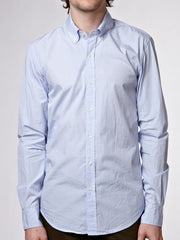 Felix - Sky Blue/White Microcheck